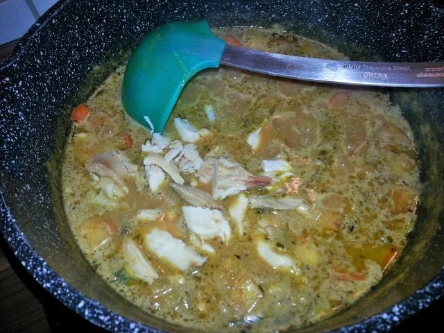 Rezept: Hühnerfrikassee Bild Nr. 6 Hühnerfrikassee - Rezept - Bild Nr. 6