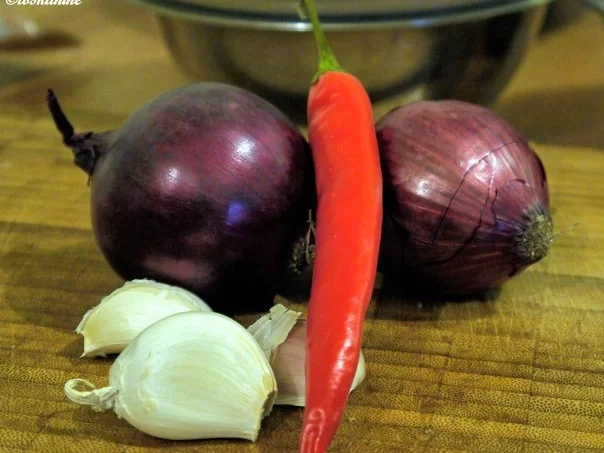 Karotten-Hähnchen-Curry mit rotem Reis - Rezept - Bild Nr. 4