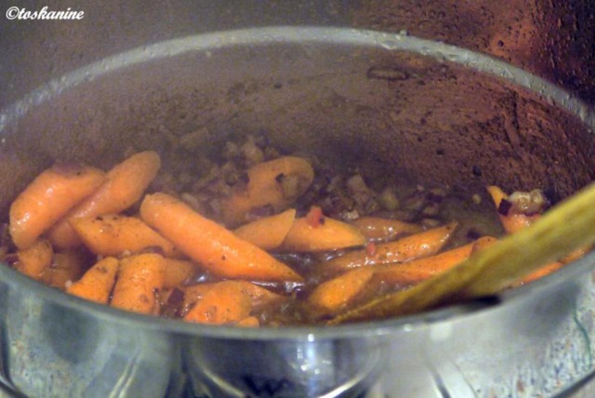 Karotten-Hähnchen-Curry mit rotem Reis - Rezept - Bild Nr. 12