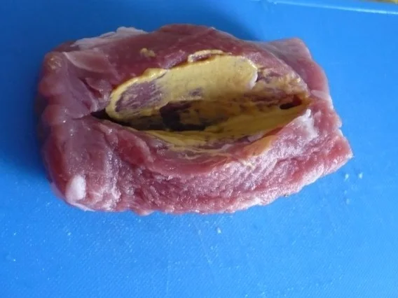 Rezept: Schweinefilet im Speckmantel mit Senf - Sahne -Sauce Bild Nr. 4 Schweinefilet im Speckmantel mit Senf - Sahne -Sauce - Rezept - Bild Nr. 4