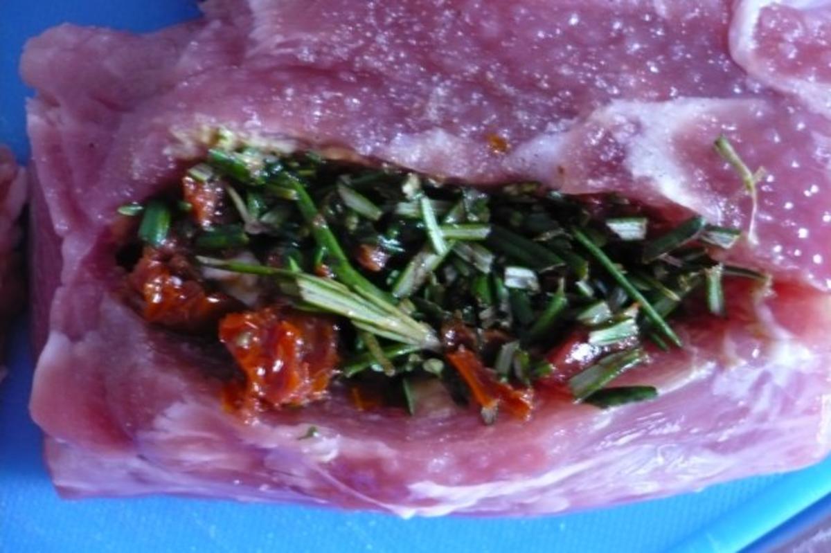 Schweinefilet im Speckmantel mit Senf - Sahne -Sauce - Rezept - Bild Nr. 6
