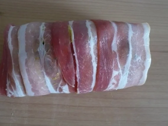 Rezept: Schweinefilet im Speckmantel mit Senf - Sahne -Sauce Bild Nr. 10 Schweinefilet im Speckmantel mit Senf - Sahne -Sauce - Rezept - Bild Nr. 10