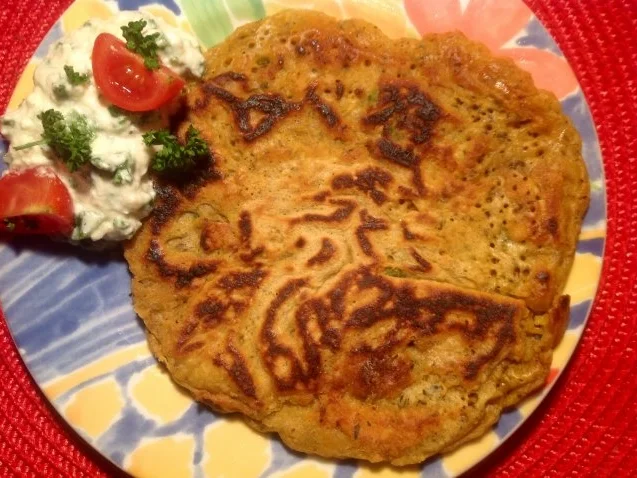 Rezept: Herzhafte Lupinenpfannkuchen Bild Nr. 2 Herzhafte Lupinenpfannkuchen - Rezept - Bild Nr. 2