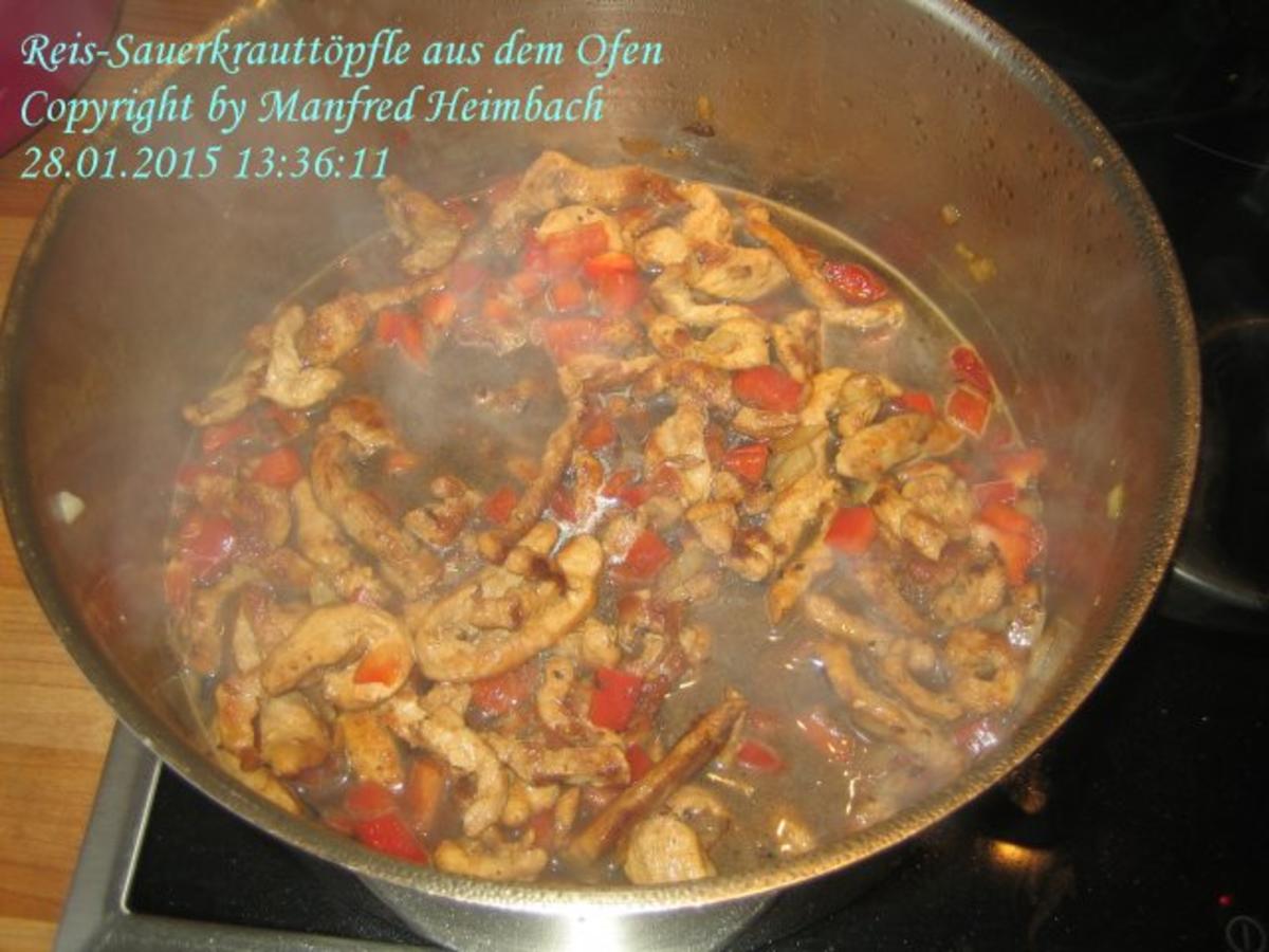 Aufgelaufenes – Reis-Sauerkrauttöpfle aus dem Ofen - Rezept - Bild Nr. 8