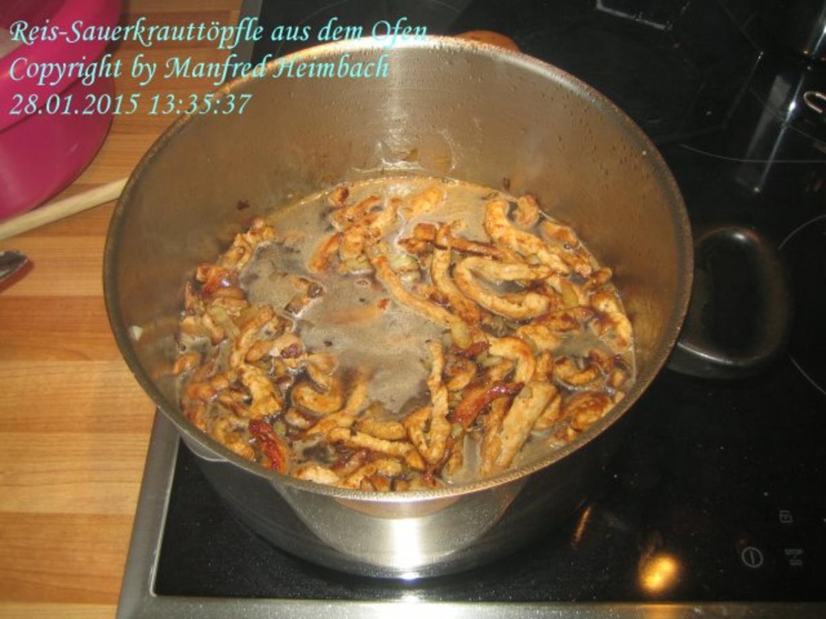Aufgelaufenes – Reis-Sauerkrauttöpfle aus dem Ofen - Rezept - Bild Nr. 9