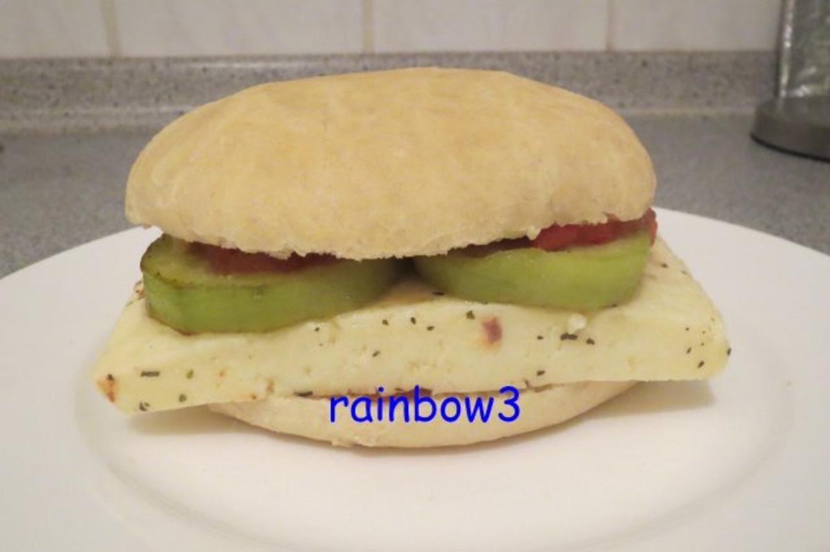 Bilder für Zwischensnack: Veggi-Burger / Käse-Burger - Rezept