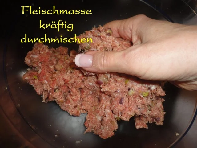 Fleischbällchen in Tomaten - Rotwein Sauce - Rezept - Bild Nr. 5