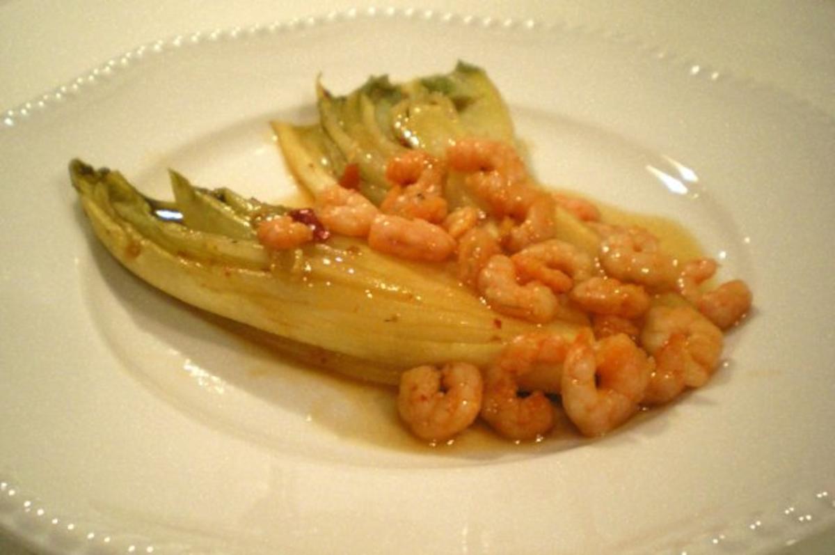 Chicorée mit Shrimps gedünstet - Rezept - Bild Nr. 10