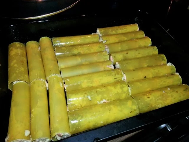 Cannelloni mit cremiger Hackfleischfüllung überbacken mit Tomatensugo - Rezept - Bild Nr. 6