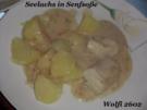 Fisch : Seelachs in Senfsoße - Rezept