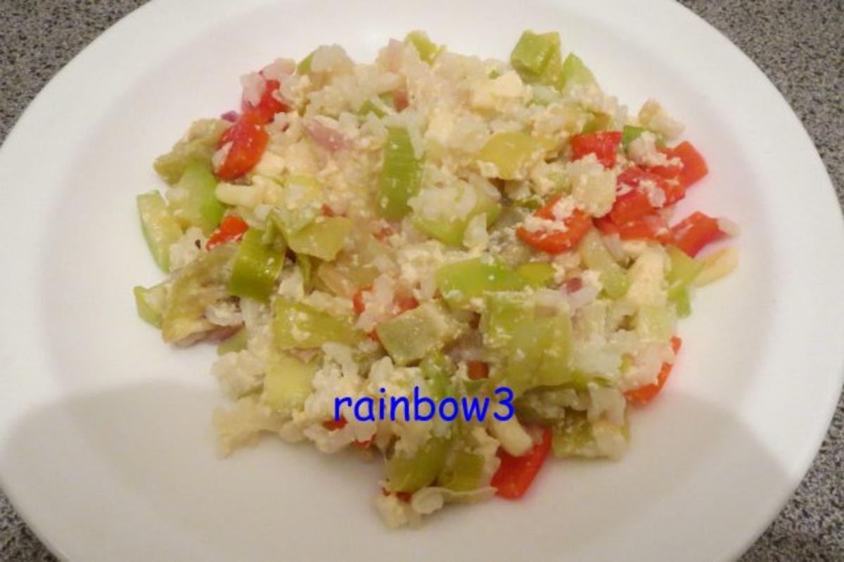 Auflauf: Gemüse mit Reis - Rezept