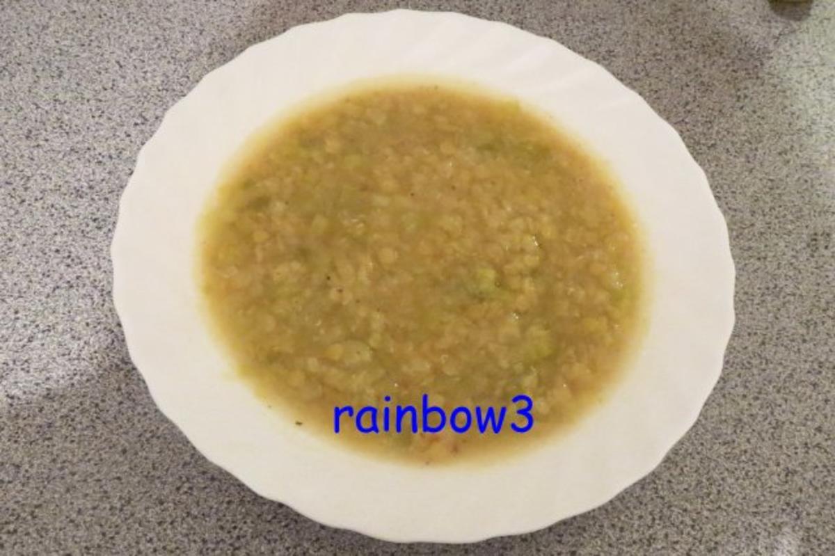 Kochen: Gelbe Linsen-Porree-Suppe - Rezept