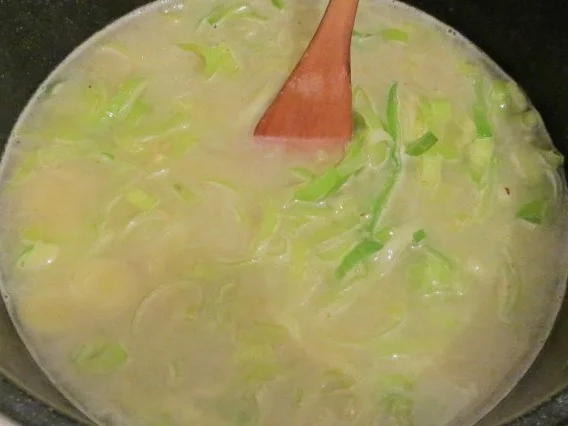 Kochen: Gelbe Linsen-Porree-Suppe - Rezept - Bild Nr. 4