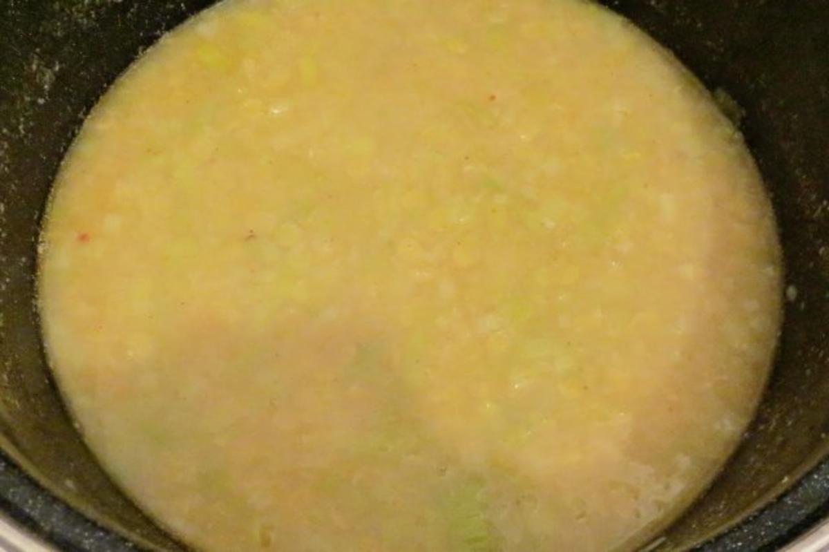 Kochen: Gelbe Linsen-Porree-Suppe - Rezept - Bild Nr. 5