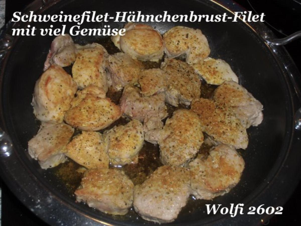 Bilder für Schwein : Medalions mit Schweinefilet und Hähnchenbrust als Partyknüller - Rezept