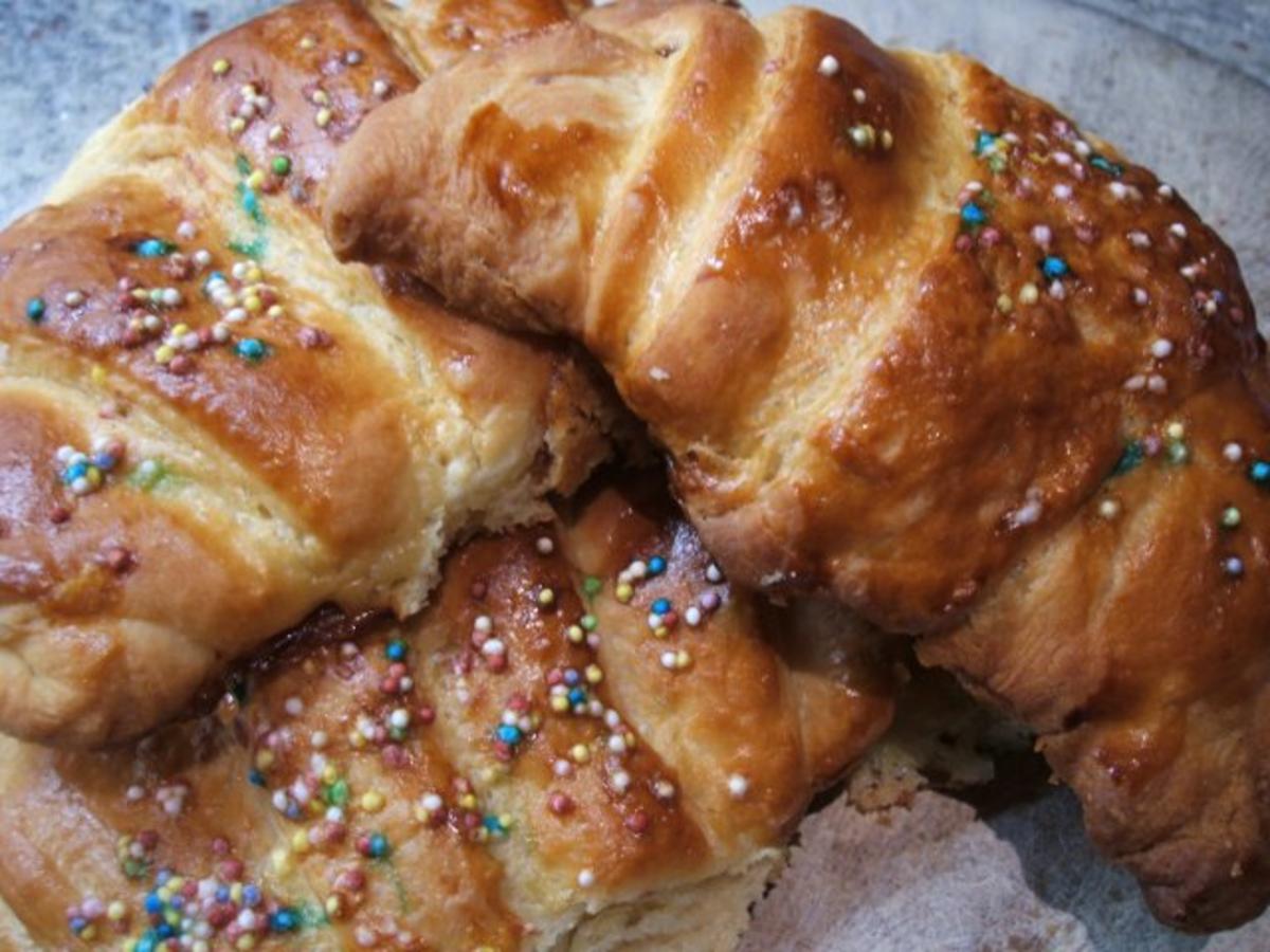 Bilder für Backen: Faschings-Kipferln mit verschiedenen Füllungen - Rezept