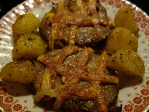 Schopfsteak zart umwickelt - Rezept - Bild Nr. 5