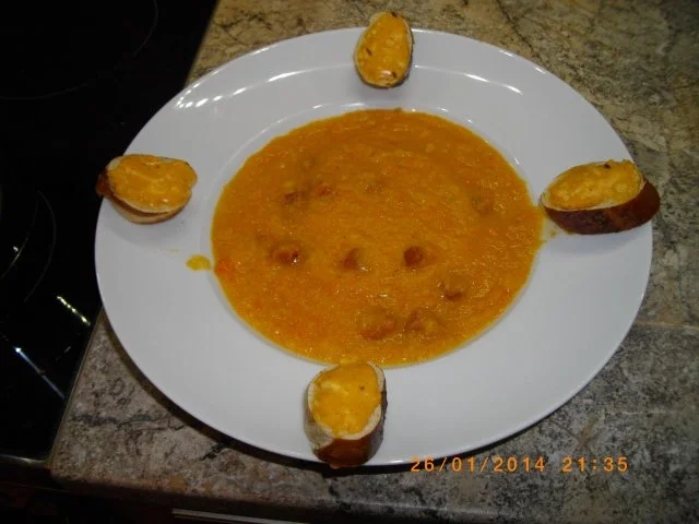 Gemüsecremesuppe mit Corizo - Rezept