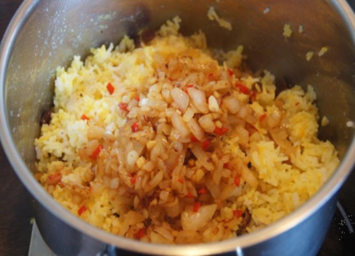 Gourmet Knusperente mit orientalischen Reis und Erdnusssauce - Rezept - Bild Nr. 15