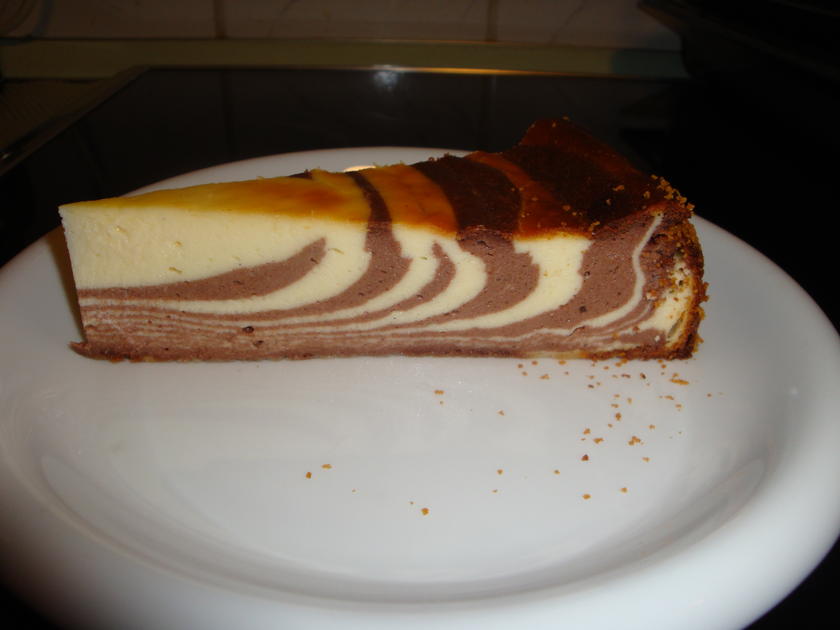 Zebra Käsekuchen ohne Boden - einfach - von UpsalaPfeffer