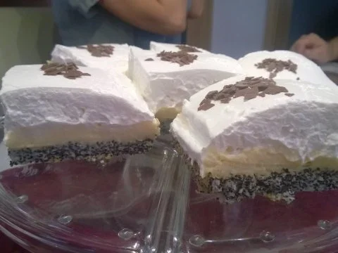 Kalte Mohn Würfel - Rezept