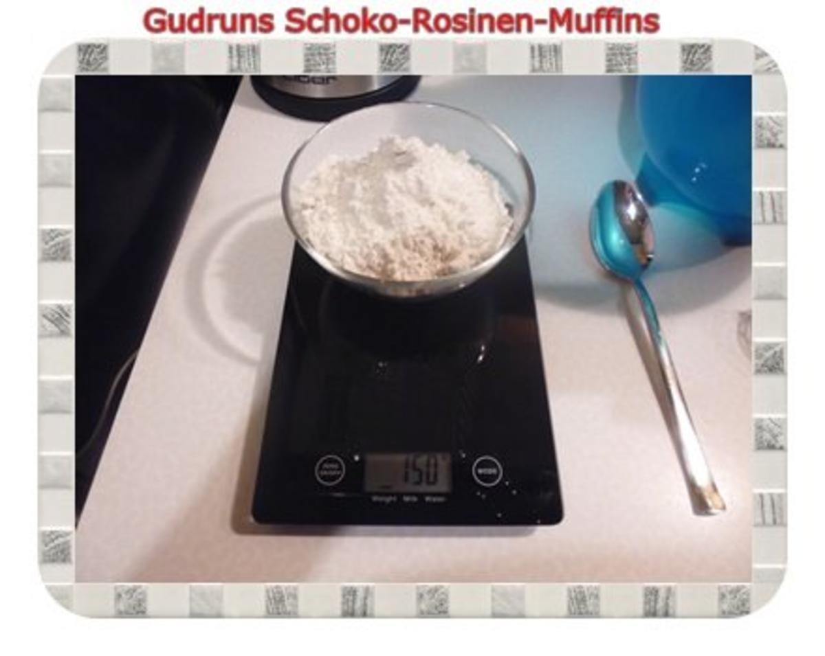 Muffins: Schoko-Rosinen-Muffins - Rezept - Bild Nr. 3