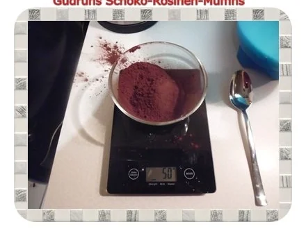 Rezept: Muffins: Schoko-Rosinen-Muffins Bild Nr. 6 Muffins: Schoko-Rosinen-Muffins - Rezept - Bild Nr. 6