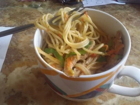 Rezept: Gebratene Nudeln mit Pute Bild Nr. 7 Gebratene Nudeln mit Pute - Rezept - Bild Nr. 7