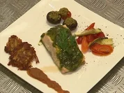 Lachs mit Pesto und Ofengemüse (Oliver Niesen) - Rezept