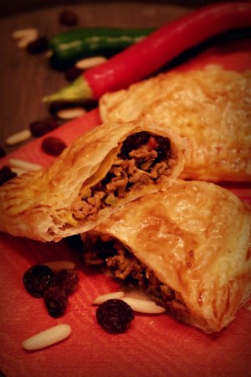 Empanadas mit Hackfleisch-Rosinen-Oliven-Füllung - kochbar.de
