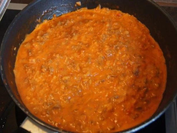 Nudeln mit Sauce und Salat - Rezept - Bild Nr. 11