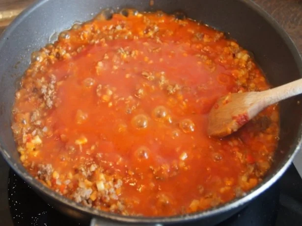 Nudeln mit Sauce und Salat - Rezept - Bild Nr. 9