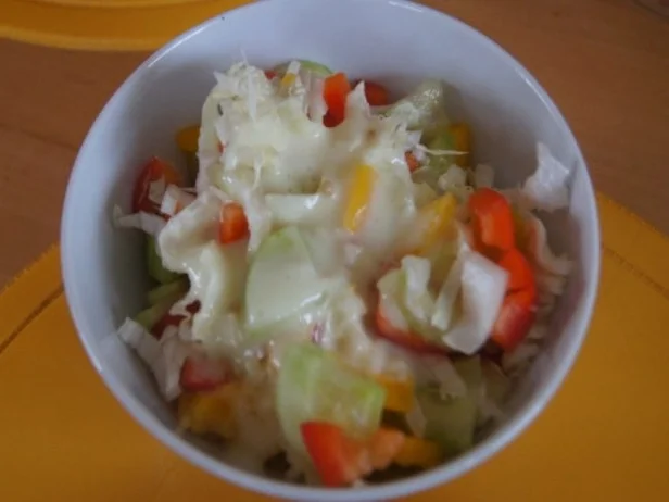 Nudeln mit Sauce und Salat - Rezept - Bild Nr. 15