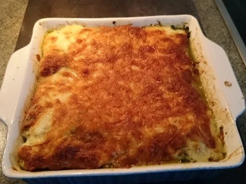 spinat aus dem ofen-einfache küche,schnelle küche - Rezept