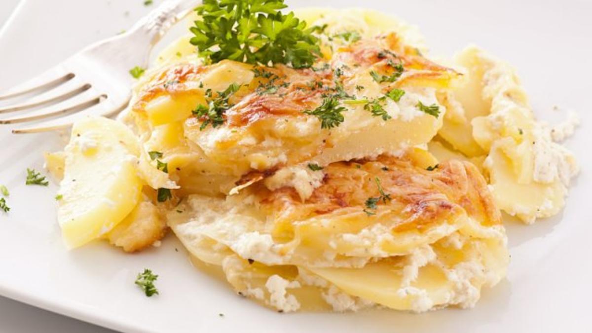 Bilder für Kartoffelgratin mit Kartoffeln und Zwiebeln - Rezept