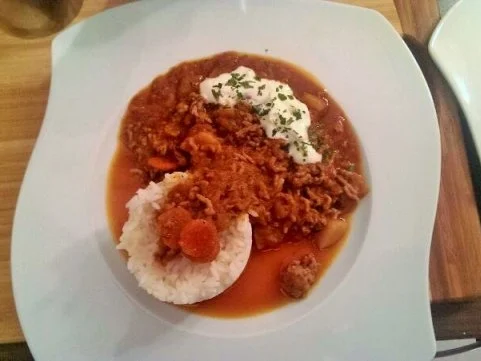 Rezept: Hackfleisch-Gemüsepfanne Hackfleisch-Gemüsepfanne - Rezept