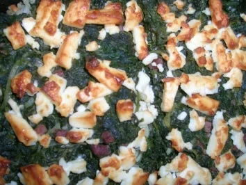 Pangasius auf Reisbett mit Spinat und Feta überbacken - Rezept