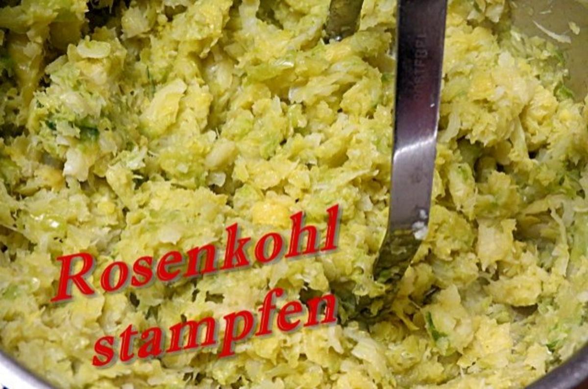 Kartoffel – Rosenkohl - Püree - Rezept - Bild Nr. 8