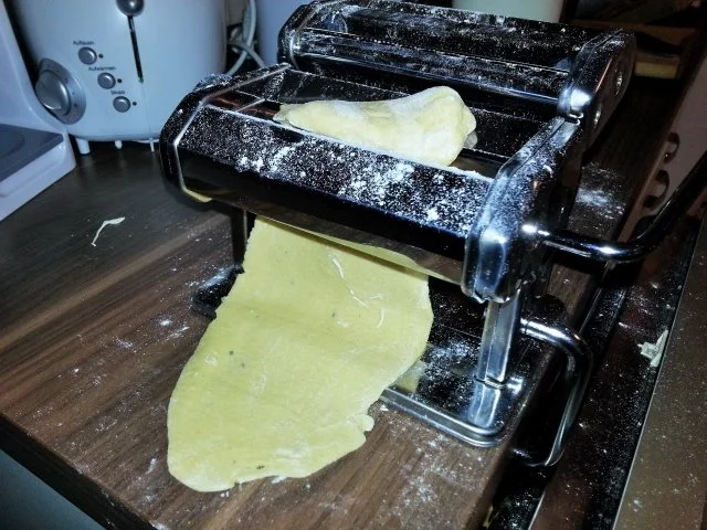 Handgemachte Ravioli mit Ziegenfrischkäse-Kürbisfüllung - Rezept - Bild Nr. 7