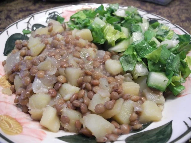 Rezept: Kartoffel - Linsen süss-sauer Kartoffel - Linsen süss-sauer - Rezept