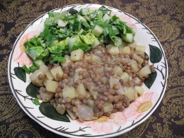 Rezept: Kartoffel - Linsen süss-sauer Bild Nr. 2 Kartoffel - Linsen süss-sauer - Rezept - Bild Nr. 2