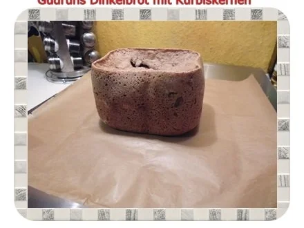 Rezept: Brot: Dinkelbrot mit Kürbiskernen Bild Nr. 8 Brot: Dinkelbrot mit Kürbiskernen - Rezept - Bild Nr. 8