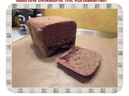 Rezept: Brot: Dinkelbrot mit Kürbiskernen Bild Nr. 9 Brot: Dinkelbrot mit Kürbiskernen - Rezept - Bild Nr. 9