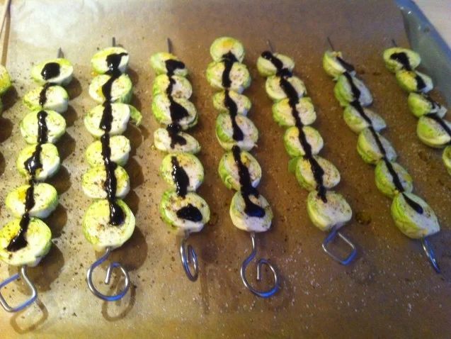 Rosenkohl-Spieß - Rezept - Bild Nr. 4