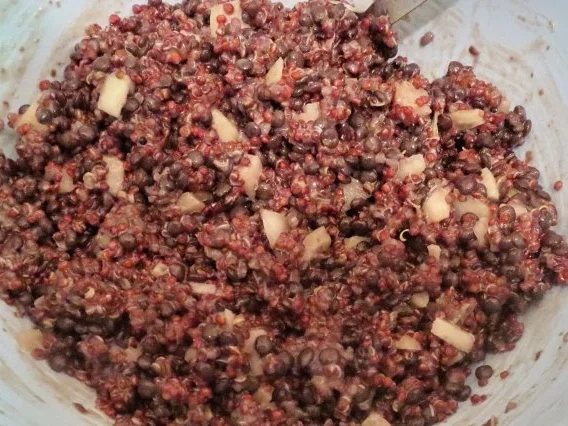 Zwischensnack: Schwarze Linsen - Quinoa - Muffins - Rezept - Bild Nr. 4