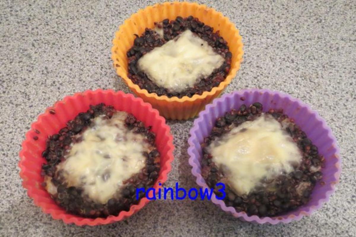 Zwischensnack: Schwarze Linsen - Quinoa - Muffins - Rezept - Bild Nr. 7