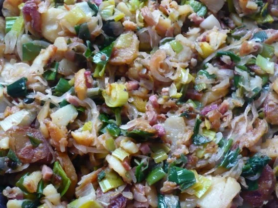 Rezept: Porree - Bratkartoffel - Pfanne Bild Nr. 6 Porree - Bratkartoffel - Pfanne - Rezept - Bild Nr. 6