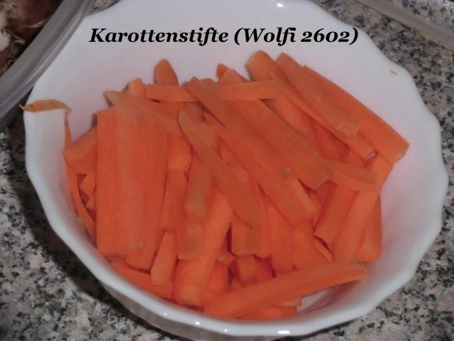 Rezept: Gemüse : WOK Gemüse pur mit China-Reis-Nudeln Bild Nr. 6 Gemüse : WOK Gemüse pur mit China-Reis-Nudeln - Rezept - Bild Nr. 6