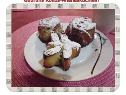 Kuchen: Kokos-Ananasküchlein - Rezept