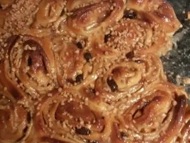 Rezept: Apfel-Rosinen-Schnecken Apfel-Rosinen-Schnecken - Rezept